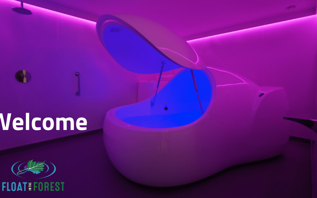 Float pod in pink light