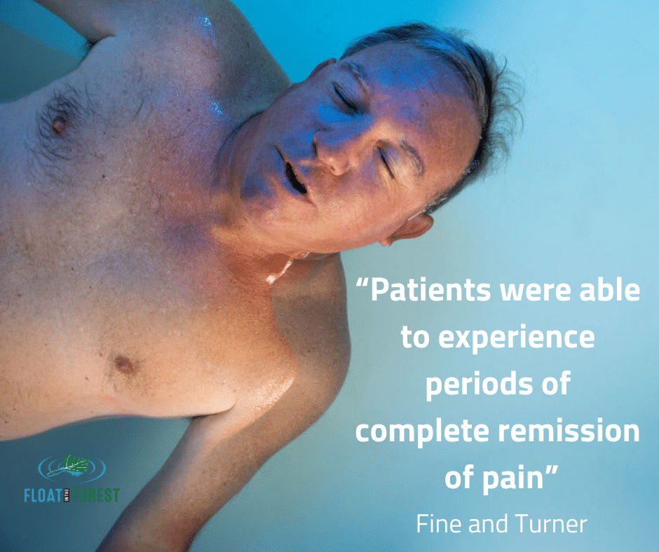 Research on floating for chronic pain